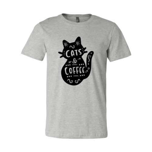DT0176 Cat And Coffee Shirt