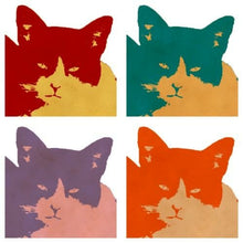 Load image into Gallery viewer, Cats Today 4-Panel Pop Art Coffee Mug
