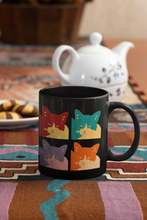 Load image into Gallery viewer, Cats Today 4-Panel Pop Art Coffee Mug
