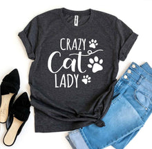 Load image into Gallery viewer, Crazy Cat Lady T-shirt
