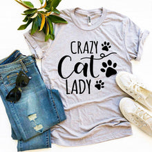 Load image into Gallery viewer, Crazy Cat Lady T-shirt
